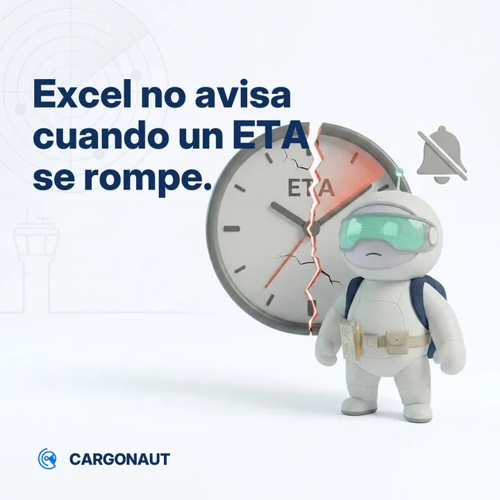 Excel no avisa cuando un ETA se rompe