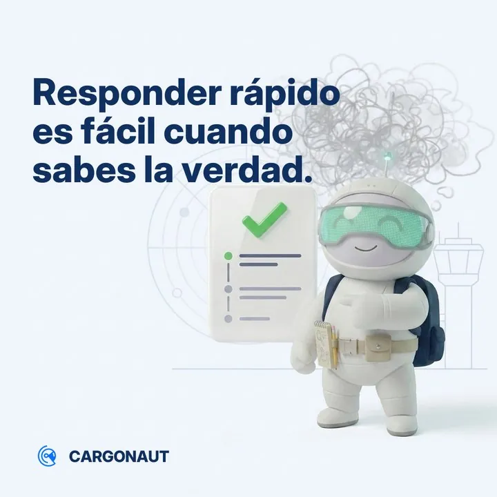 Responder rápido es fácil cuando sabes la verdad